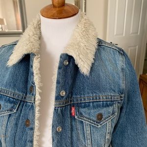 Levi's Ex-Boyfriend Sherpa Denim Trucker Jacket